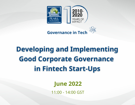 Developing and Implementing Good Corporate Governance in Fintech Start-Ups
