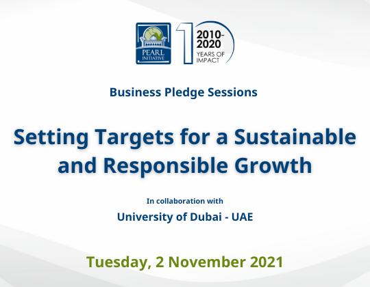Setting Targets for A Sustainable and Responsible Growth