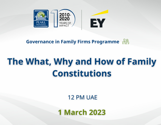 The What, Why and How of Family Constitutions
