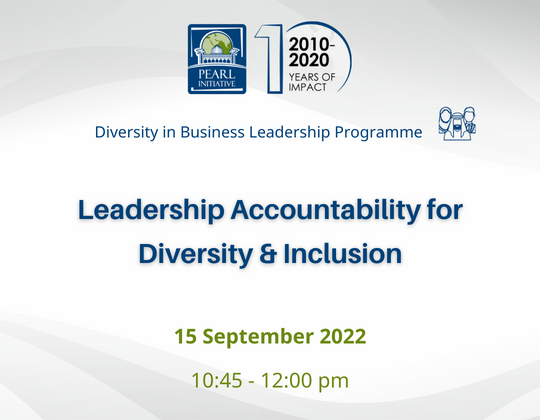 Leadership Accountability for Diversity & Inclusion