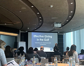 Effective Giving in the Gulf: Implications for Governance and Transparency – Dubai, UAE