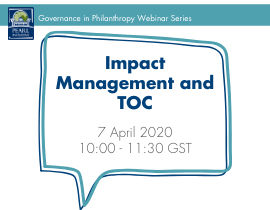Webinar | Impact Management and Theories of Change: The Fundamentals