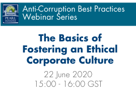 Virtual Panel | The Basics of Fostering an Ethical Corporate Culture