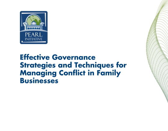 Governance & Conflict Management in Family Businesses