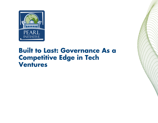 Built to Last: Governance as a Tech Edge