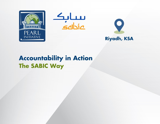 Accountability in Action, The SABIC Way