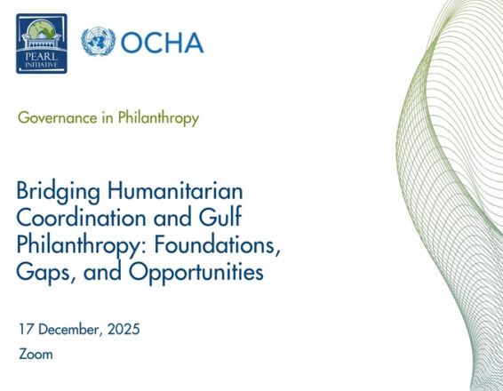 Bridging Humanitarian Coordination and Gulf Philanthropy: Foundations, Gaps, and Opportunities